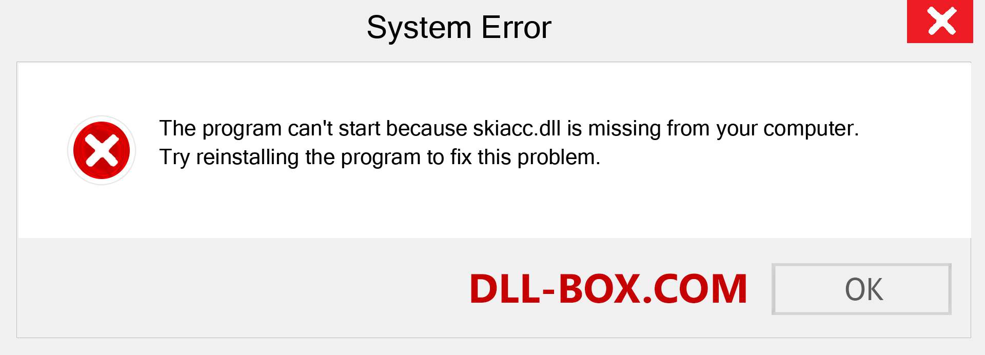  skiacc.dll file is missing?. Download for Windows 7, 8, 10 - Fix  skiacc dll Missing Error on Windows, photos, images